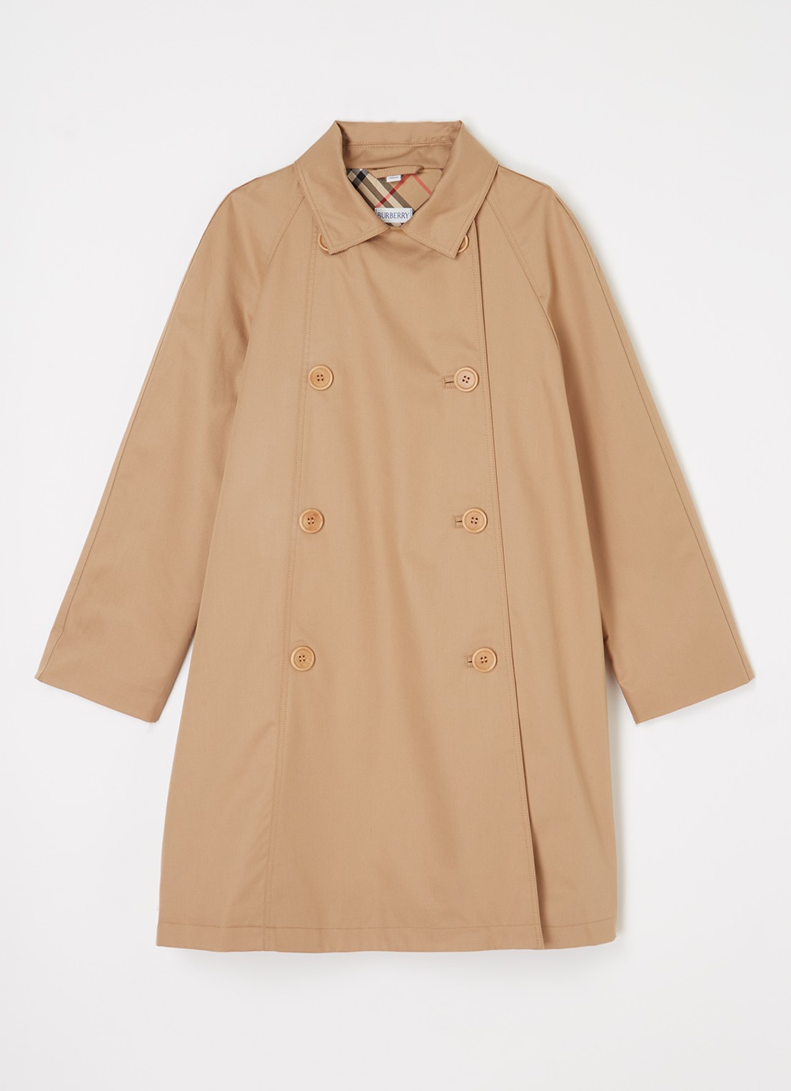 Burberry Olivia double-breasted trenchcoat - voorkant beige