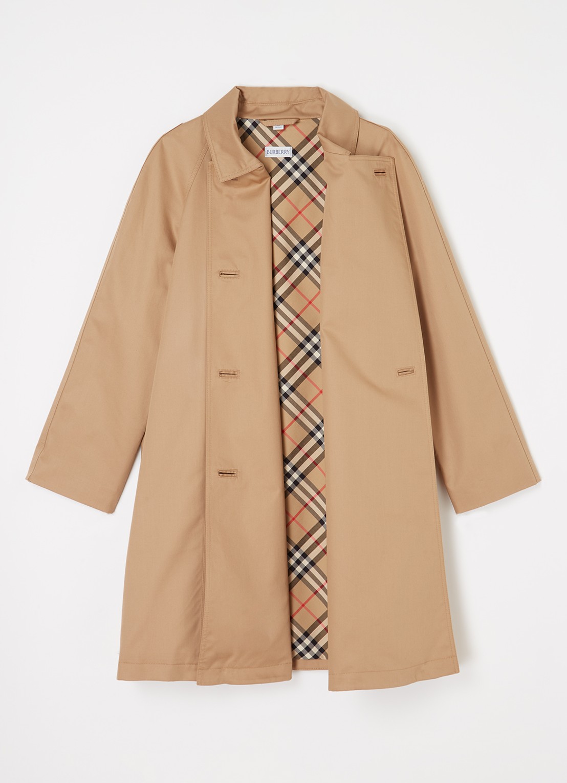 Burberry Olivia double-breasted trenchcoat - voorkant 2 beige