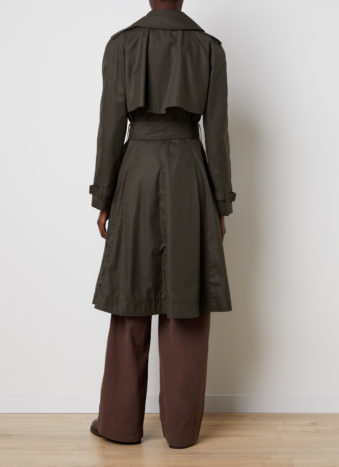 Burberry Pembury trenchcoat met strikceintuur - achterkant 6 bruin