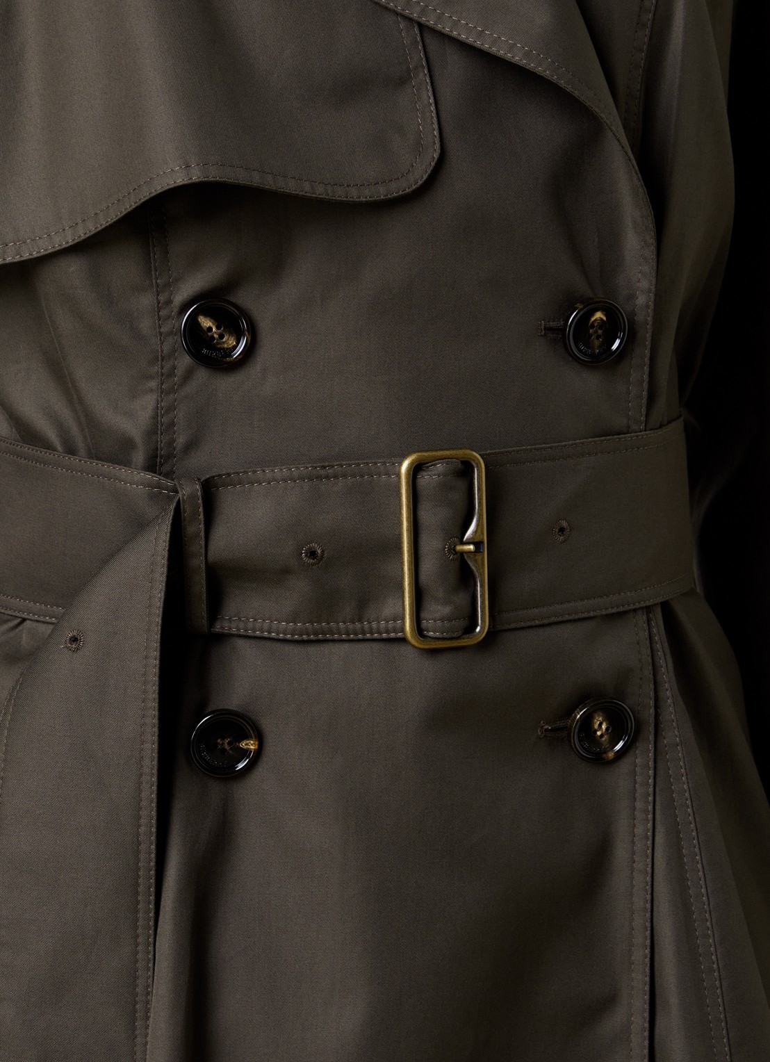 Burberry Pembury trenchcoat met strikceintuur - detail 3 bruin