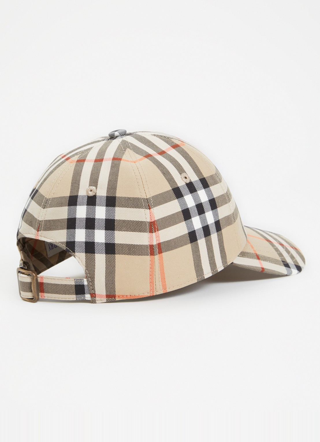 Burberry Pet met ruitdessin - detail zand