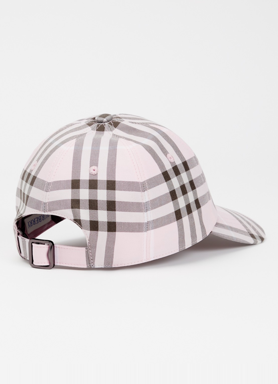 Burberry Pet met ruitdessin - detail roze