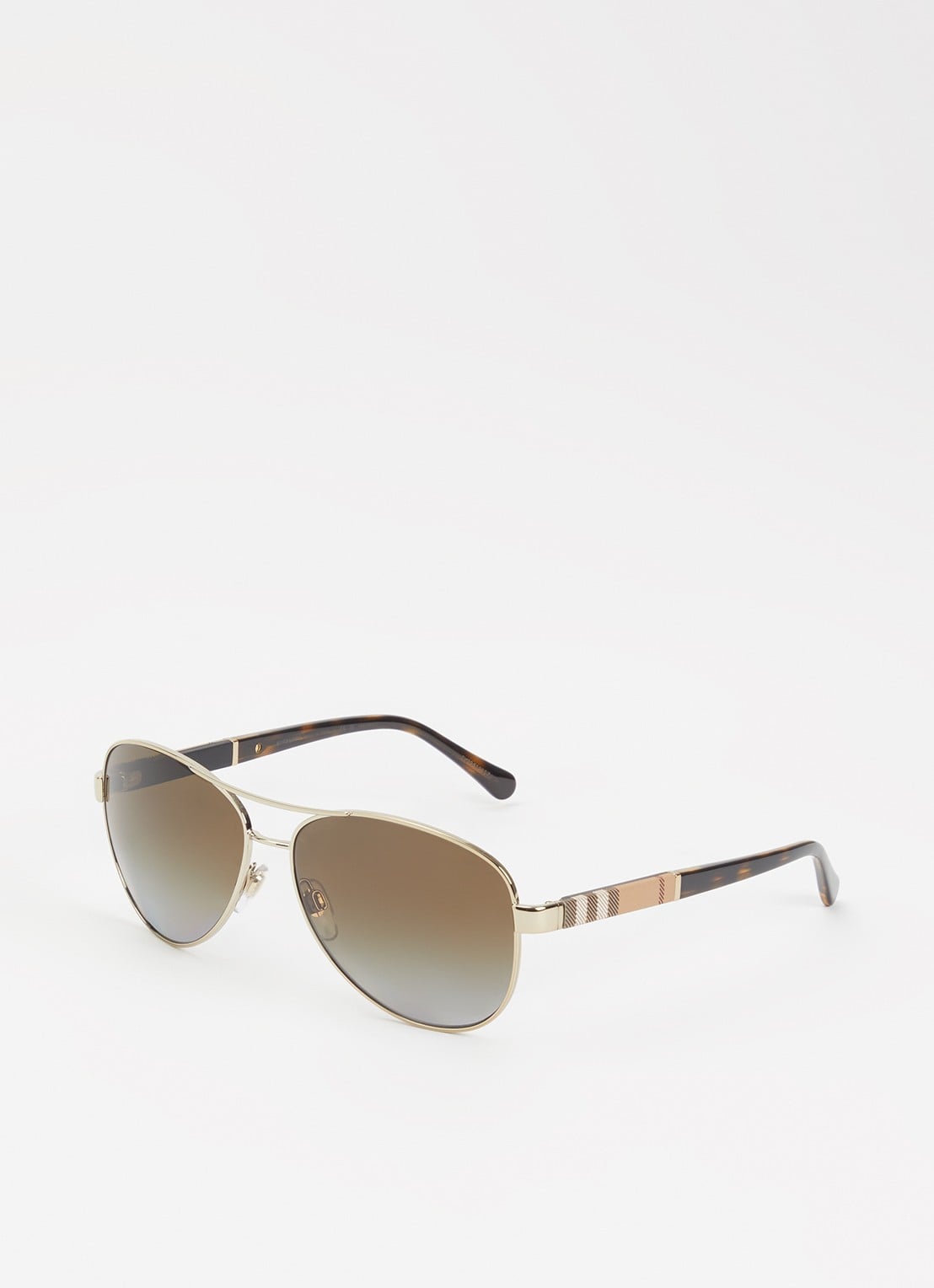 Burberry Piloten zonnebril BE3080 - voorkant goud