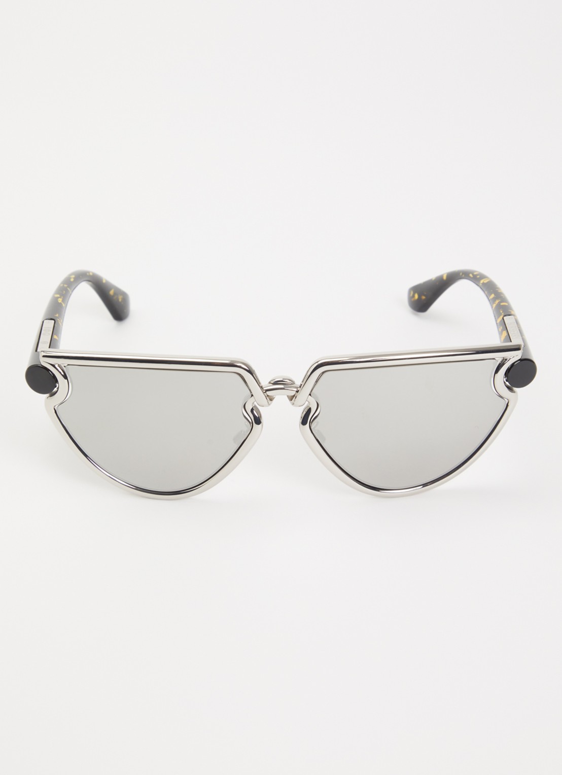 Burberry Piloten zonnebril BE3152 - detail 2 zilver