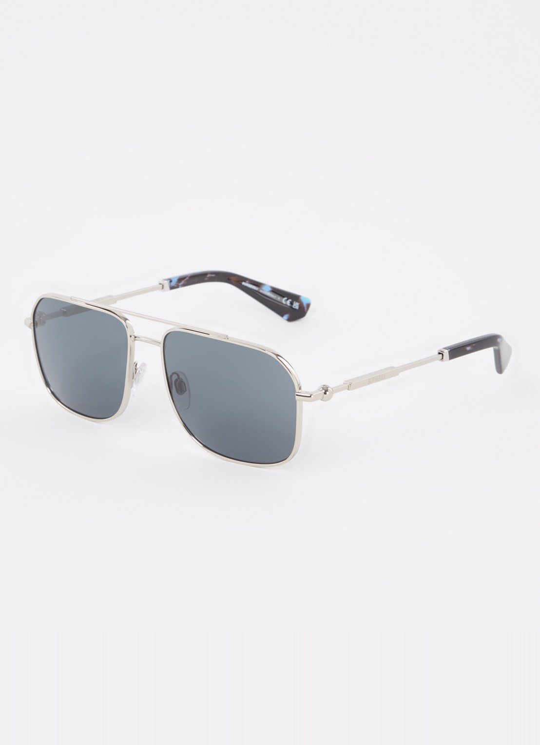Burberry Piloten zonnebril BE3159 - voorkant zilver