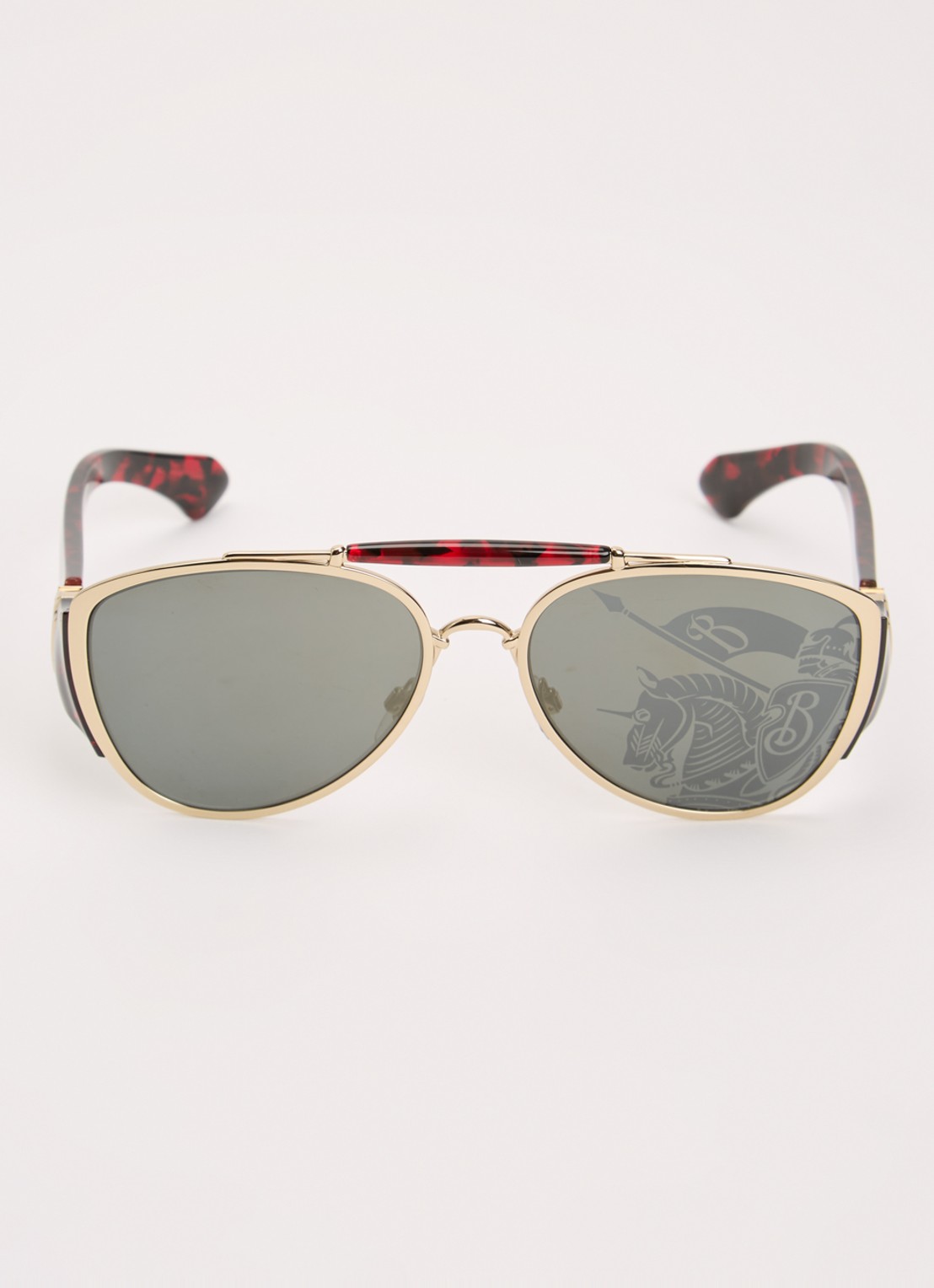 Burberry Piloten zonnebril BE3161 - detail 2 goud