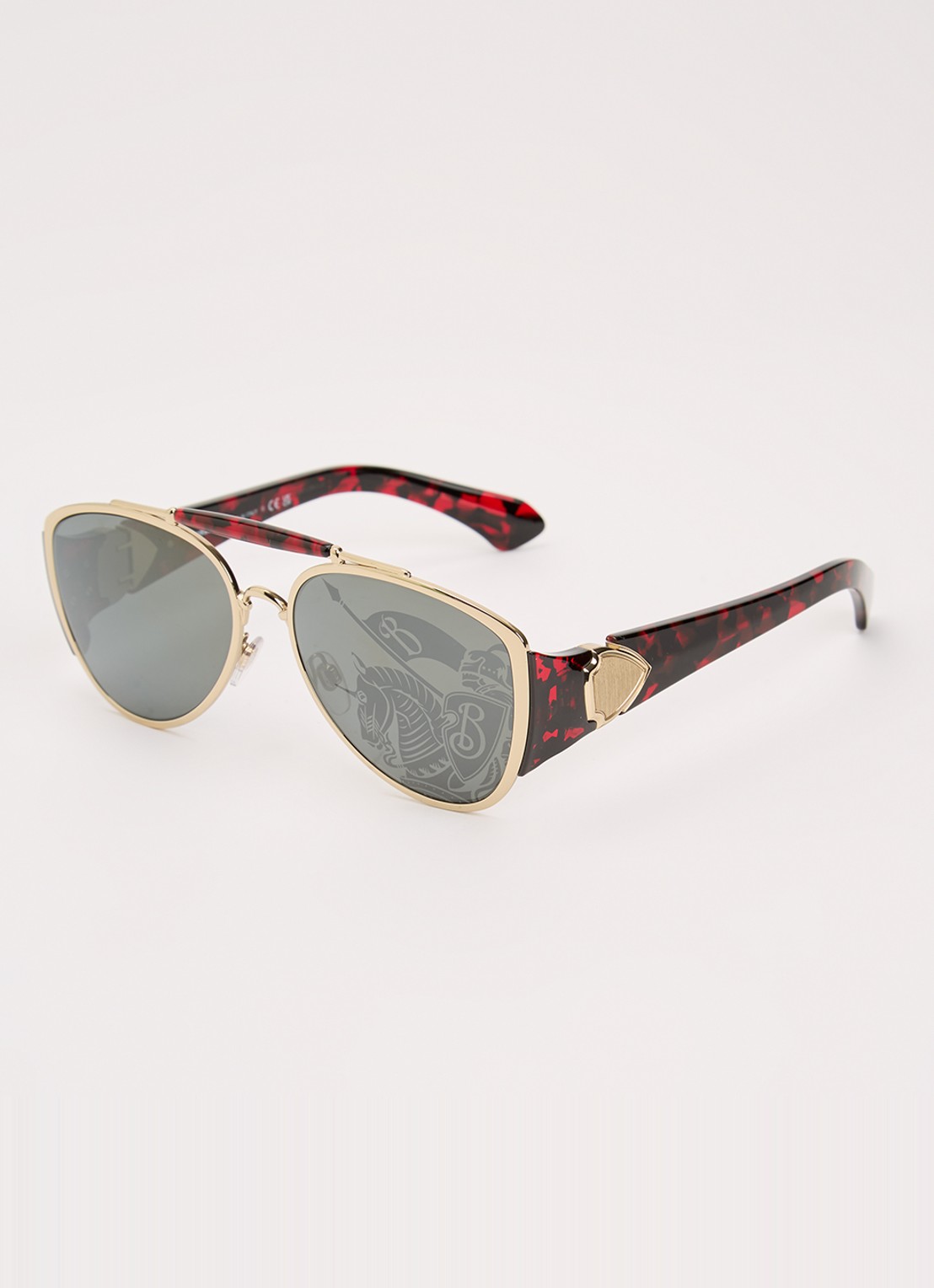 Burberry Piloten zonnebril BE3161 - voorkant goud