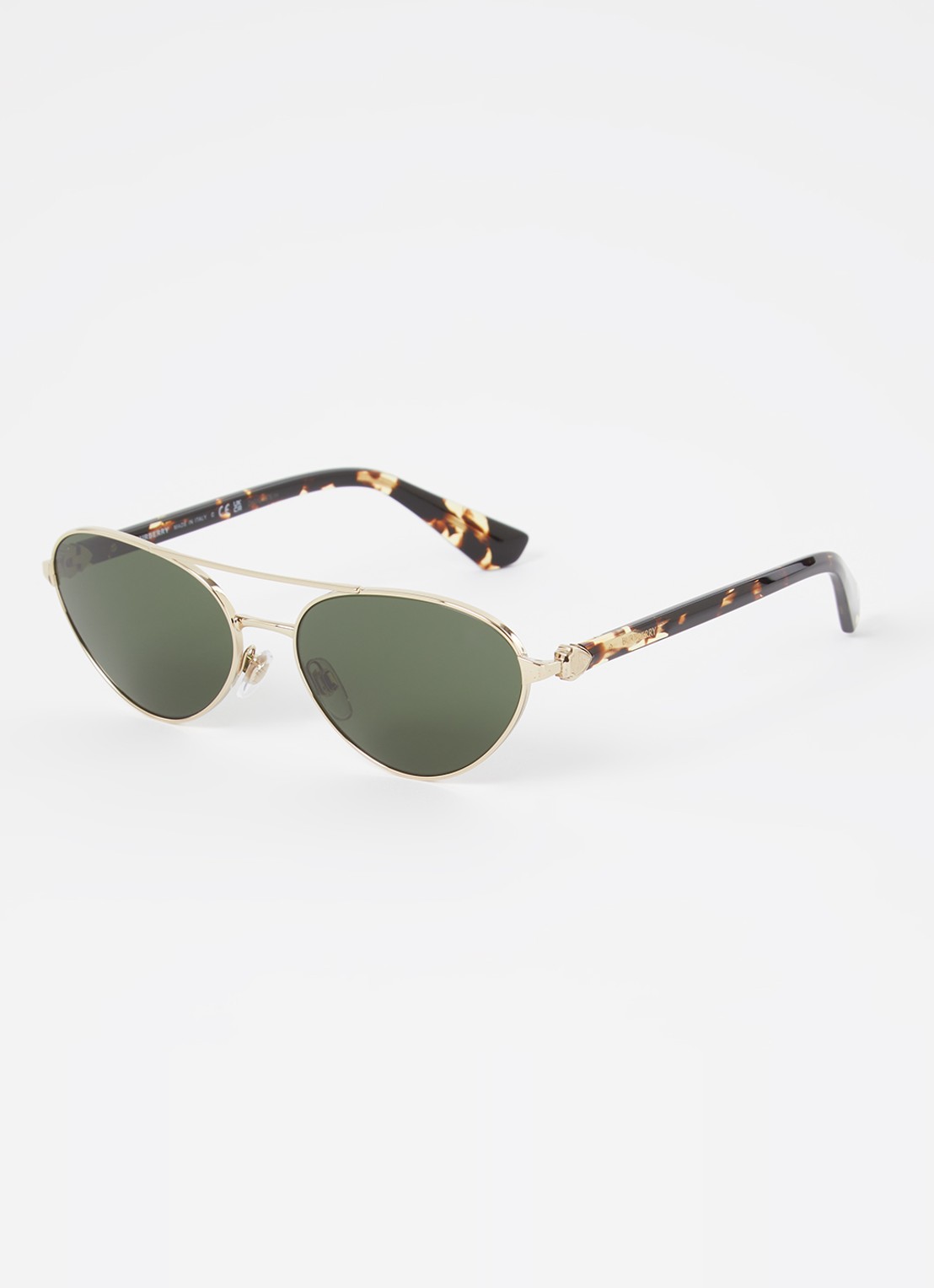 Burberry Piloten zonnebril BE3165 - voorkant goud