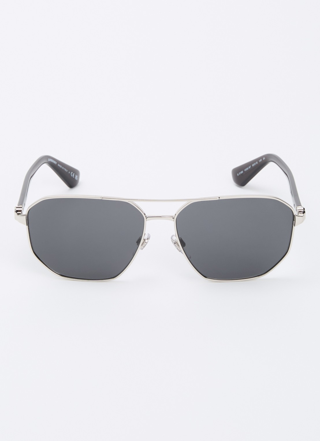 Burberry Piloten zonnebril BE3166 - detail 2 zilver