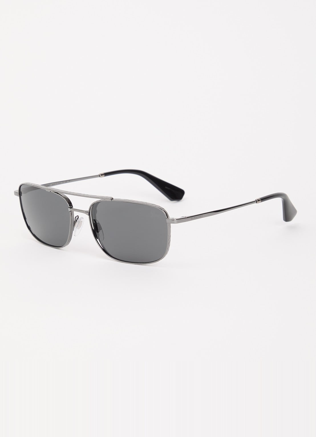 Burberry Piloten zonnebril BE3170 - voorkant 4 donkergrijs