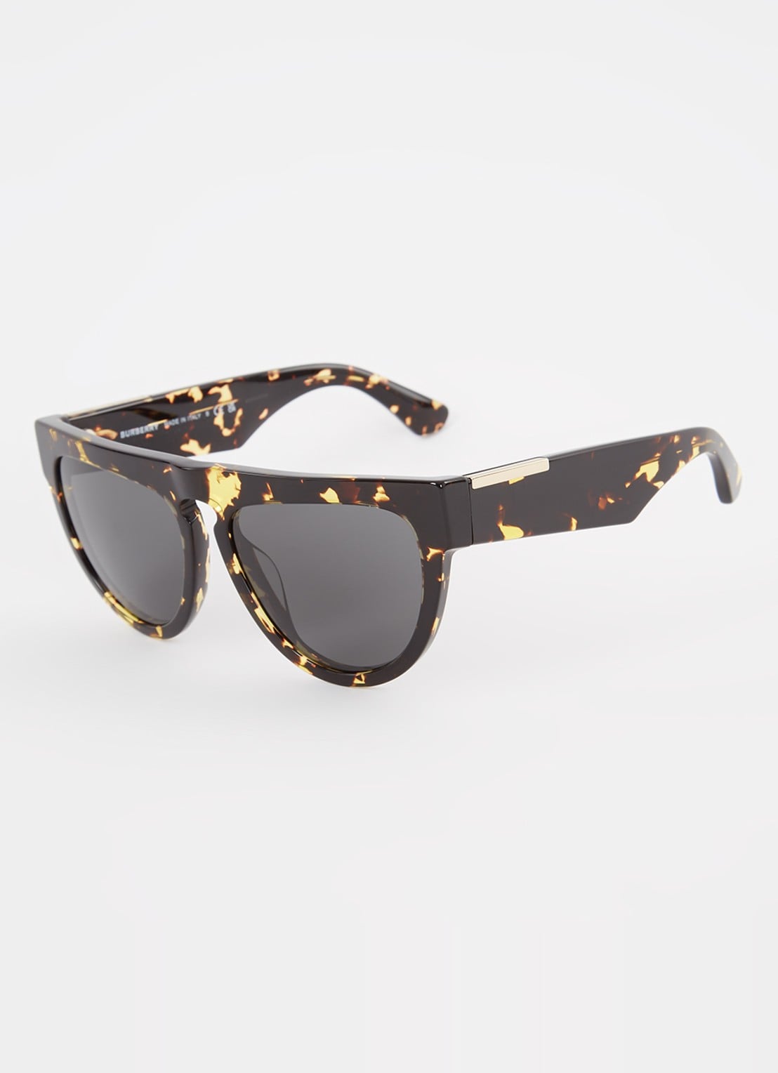 Burberry Piloten zonnebril BE4416U - voorkant donkerbruin