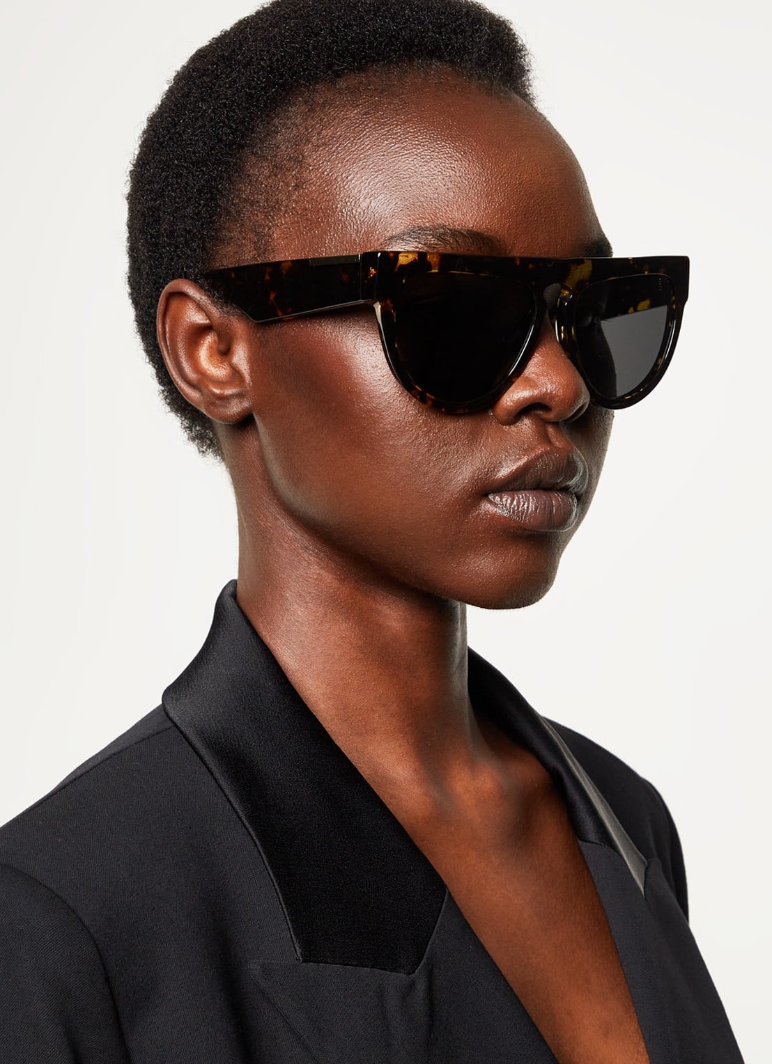 Burberry Piloten zonnebril BE4416U - voorkant 2 donkerbruin