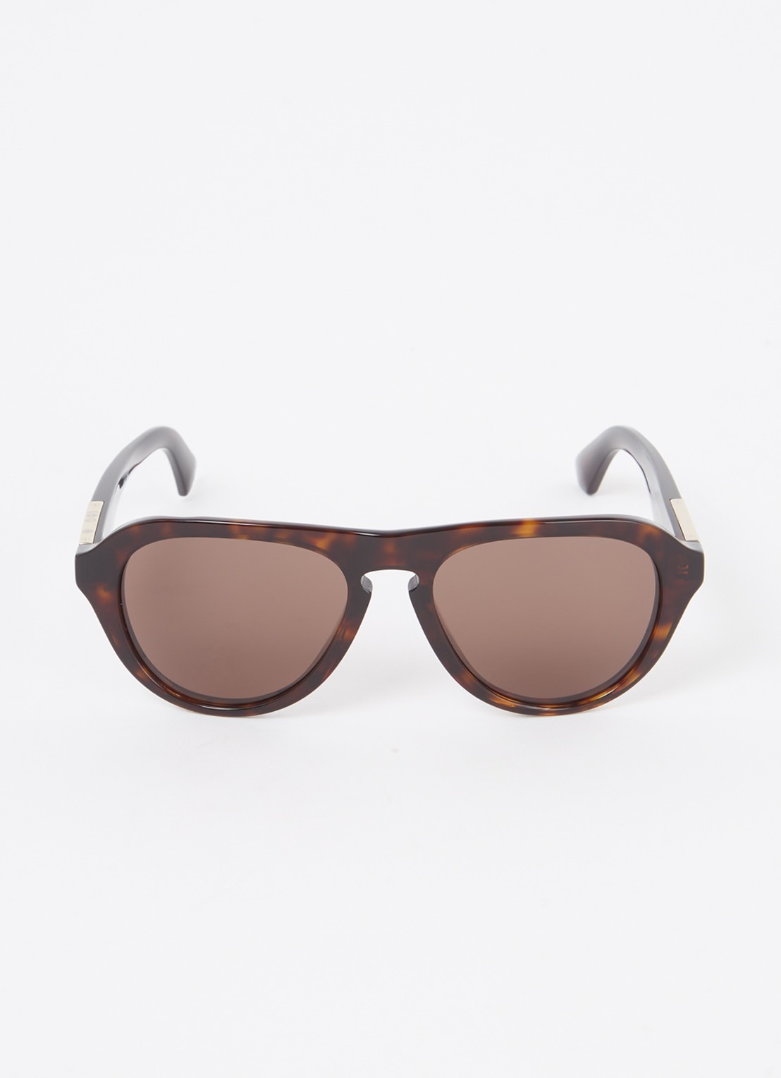 Burberry Piloten zonnebril BE4437U - detail donkerbruin