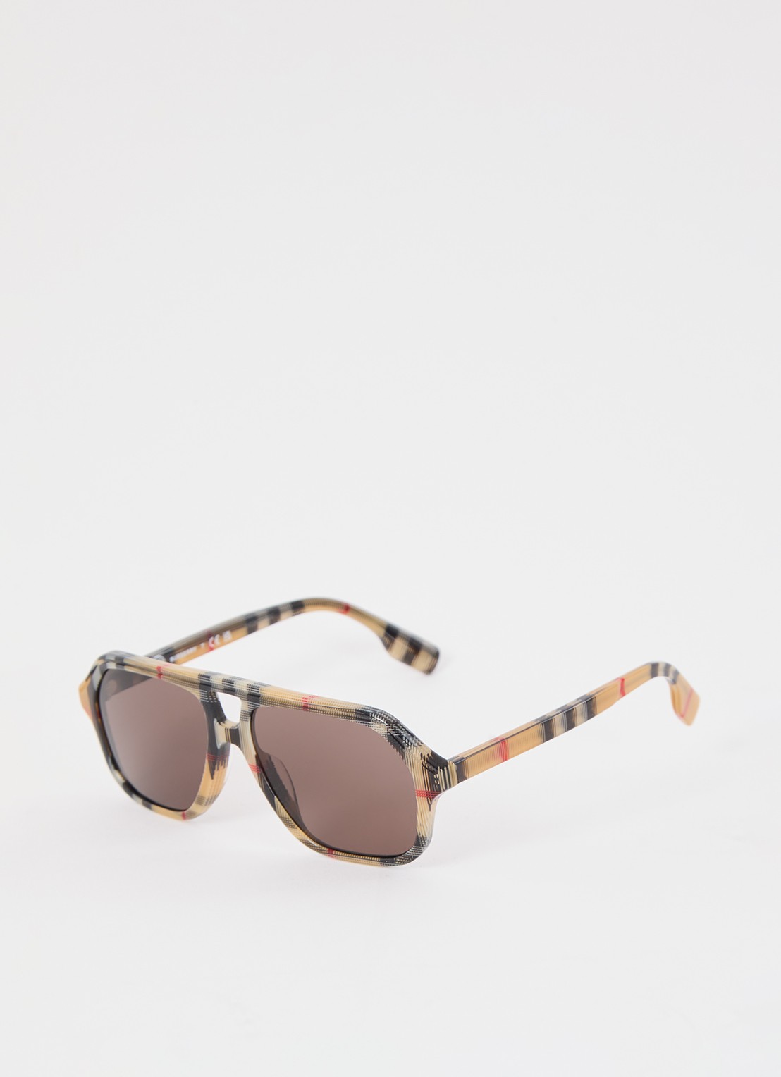 Burberry Piloten zonnebril JB4340 - voorkant beige