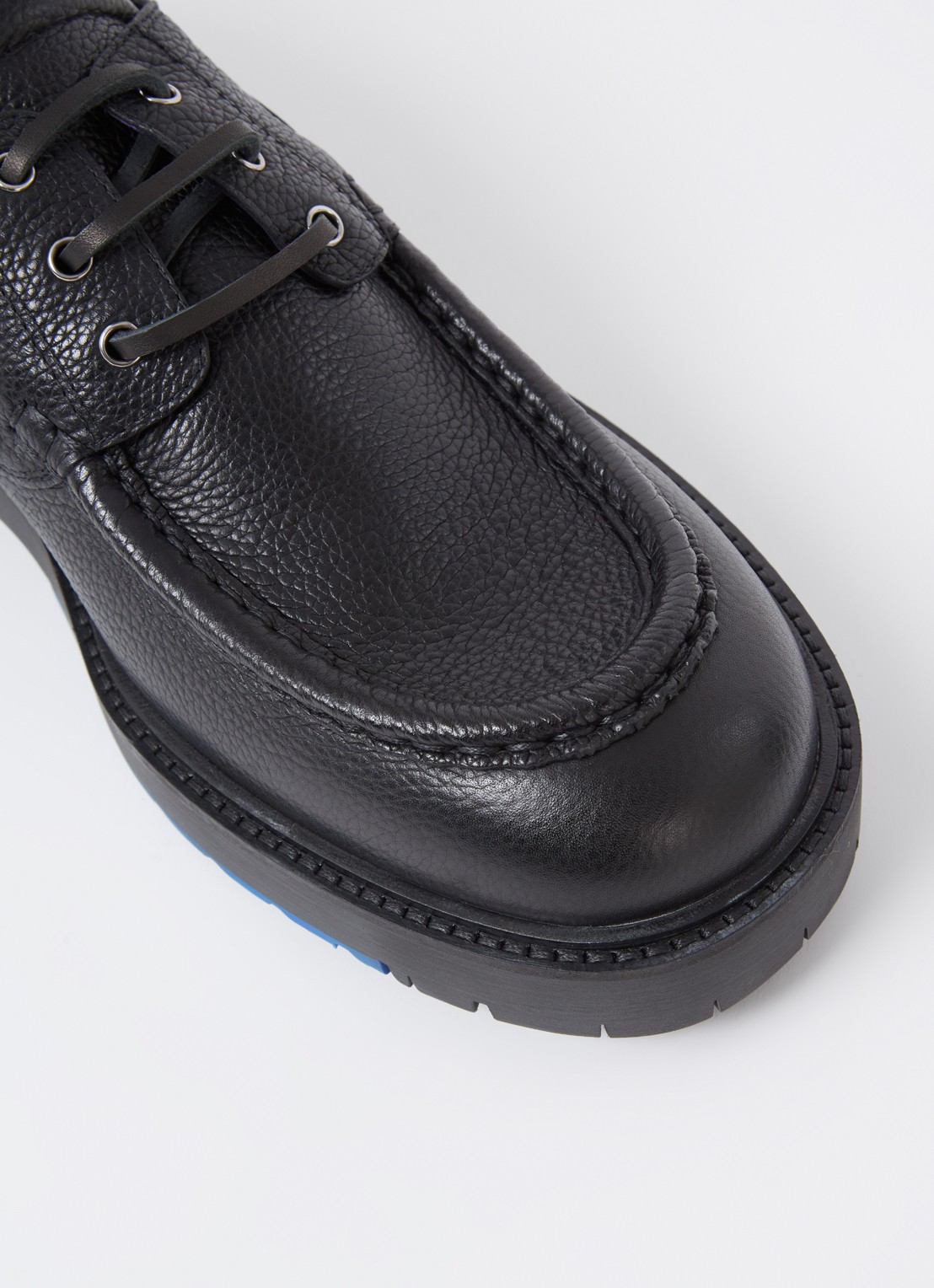 Burberry Raft veterschoen van kalfsleer - detail 6 zwart