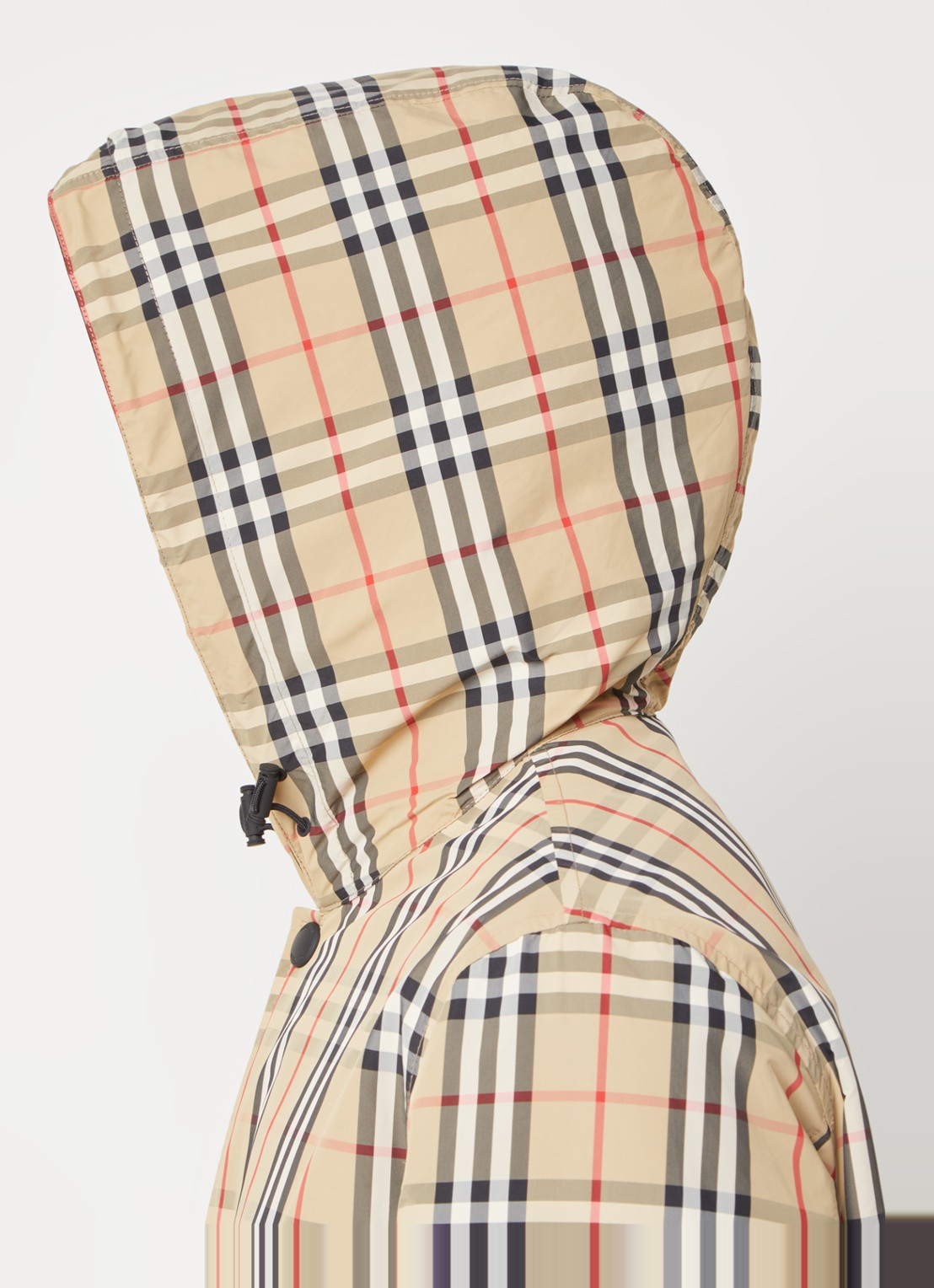 Burberry Rainford reversible jack met logoprint - detail 6 camel