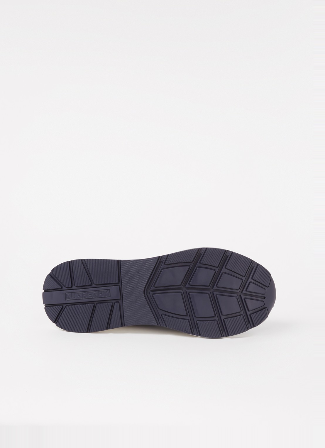 Burberry Ramsey sneaker met kalfsleren details  - detail 6 blauw