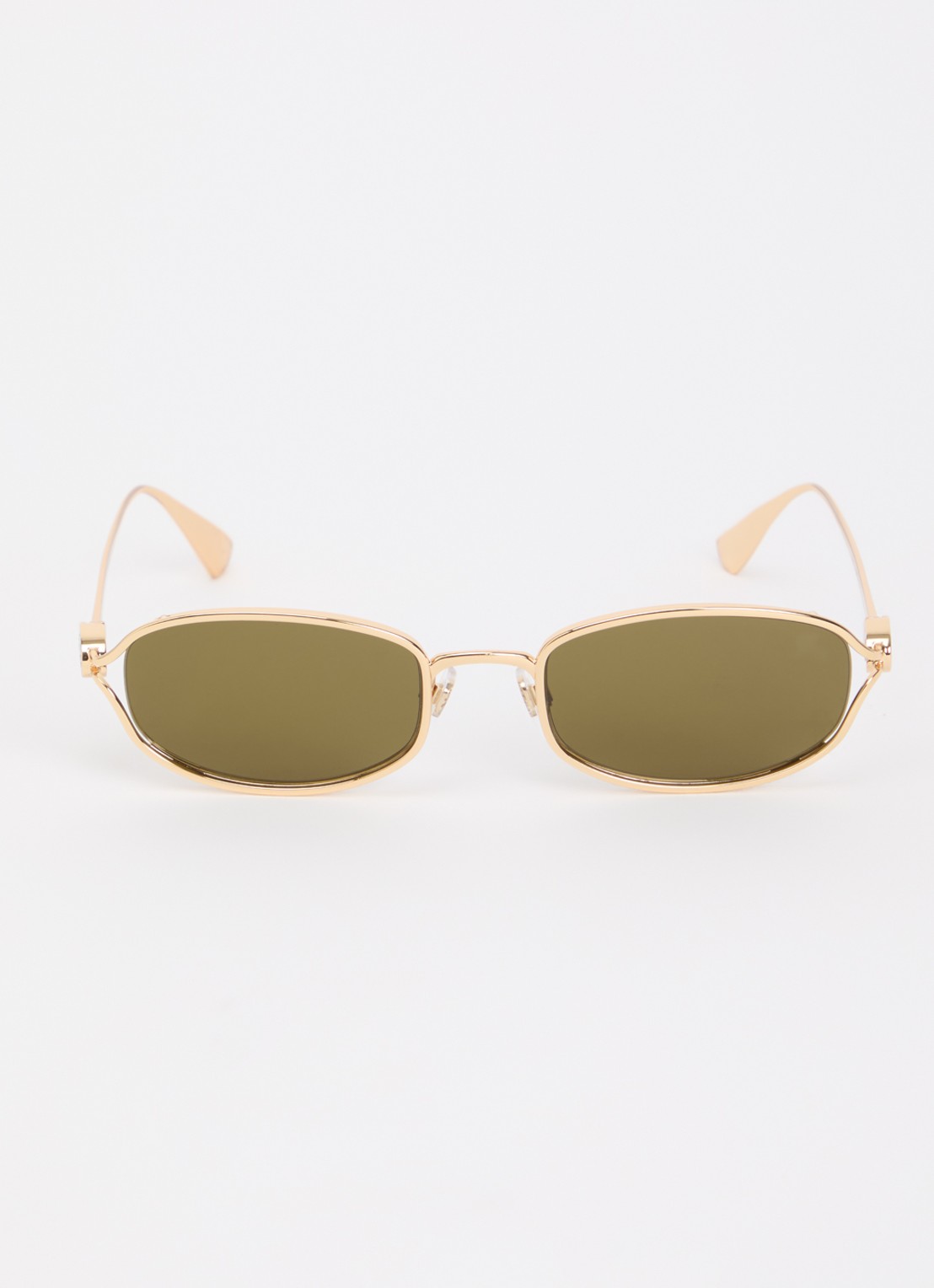 Burberry Retro zonnebril BE3177 - detail goud