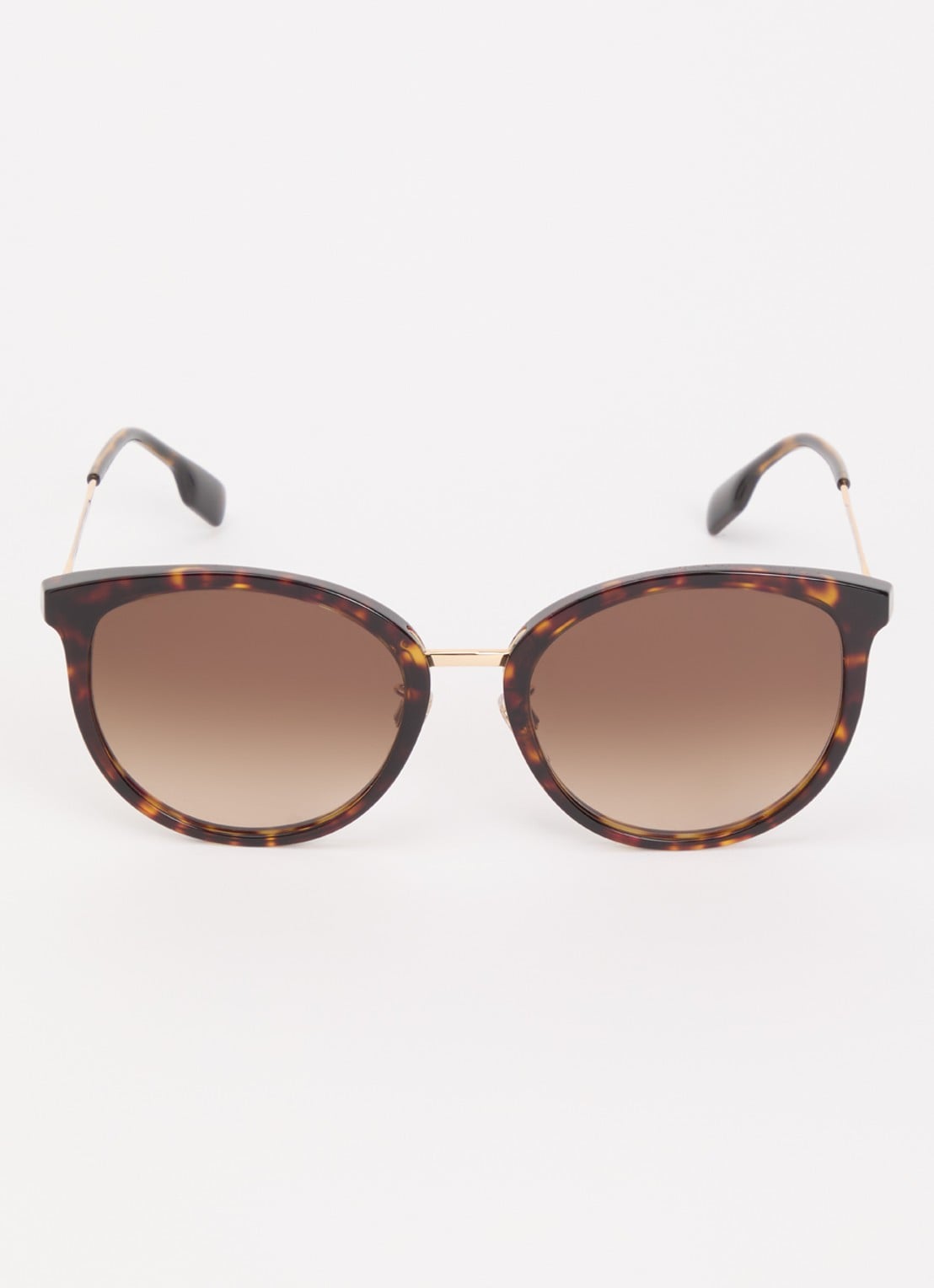 Burberry Retro zonnebril BE4289D - detail donkerbruin