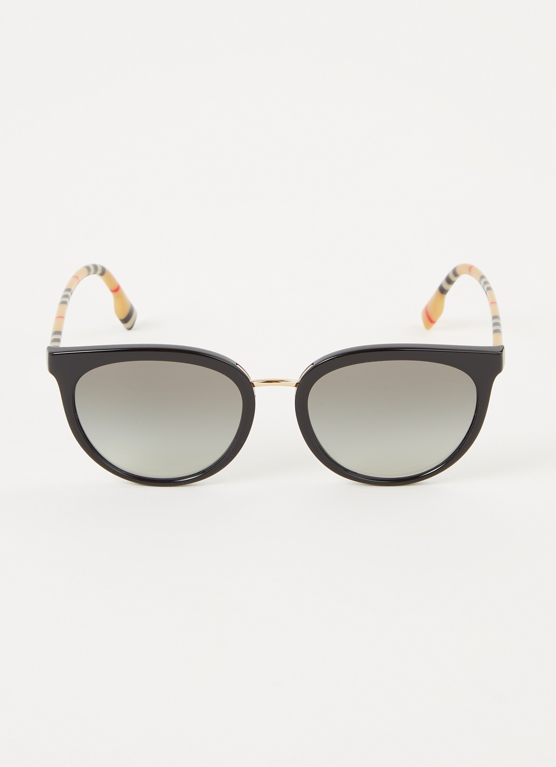 Burberry Retro zonnebril BE4316 - voorkant 4 zwart