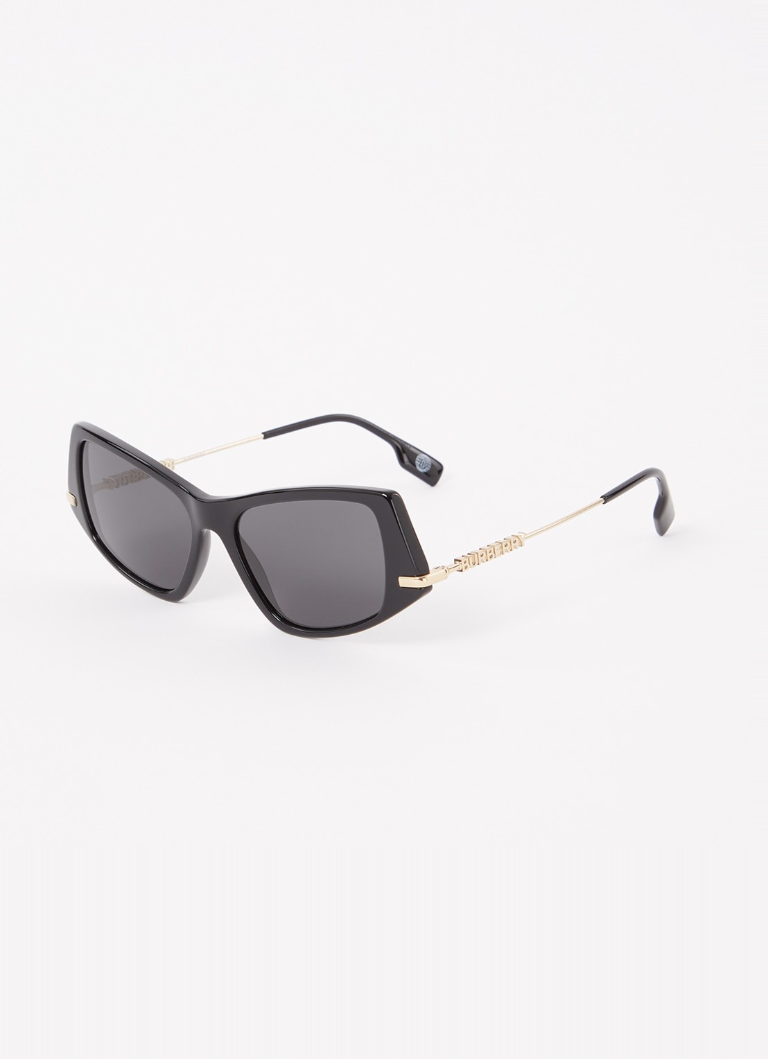 Burberry Retro zonnebril BE4408 - voorkant 4 zwart