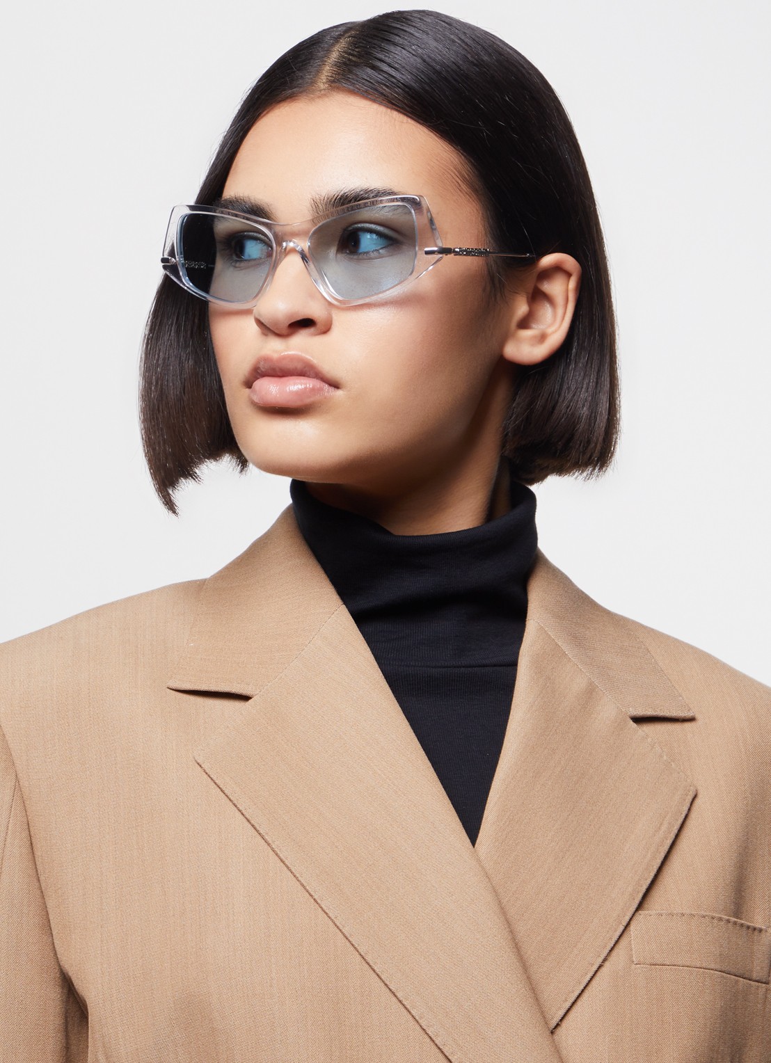 Burberry Retro zonnebril BE4408 - voorkant 2 wit