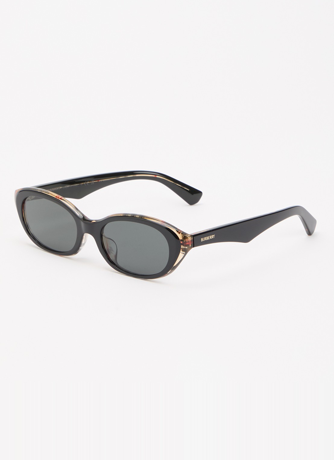 Burberry Retro zonnebril BE4447D - voorkant 4 zwart