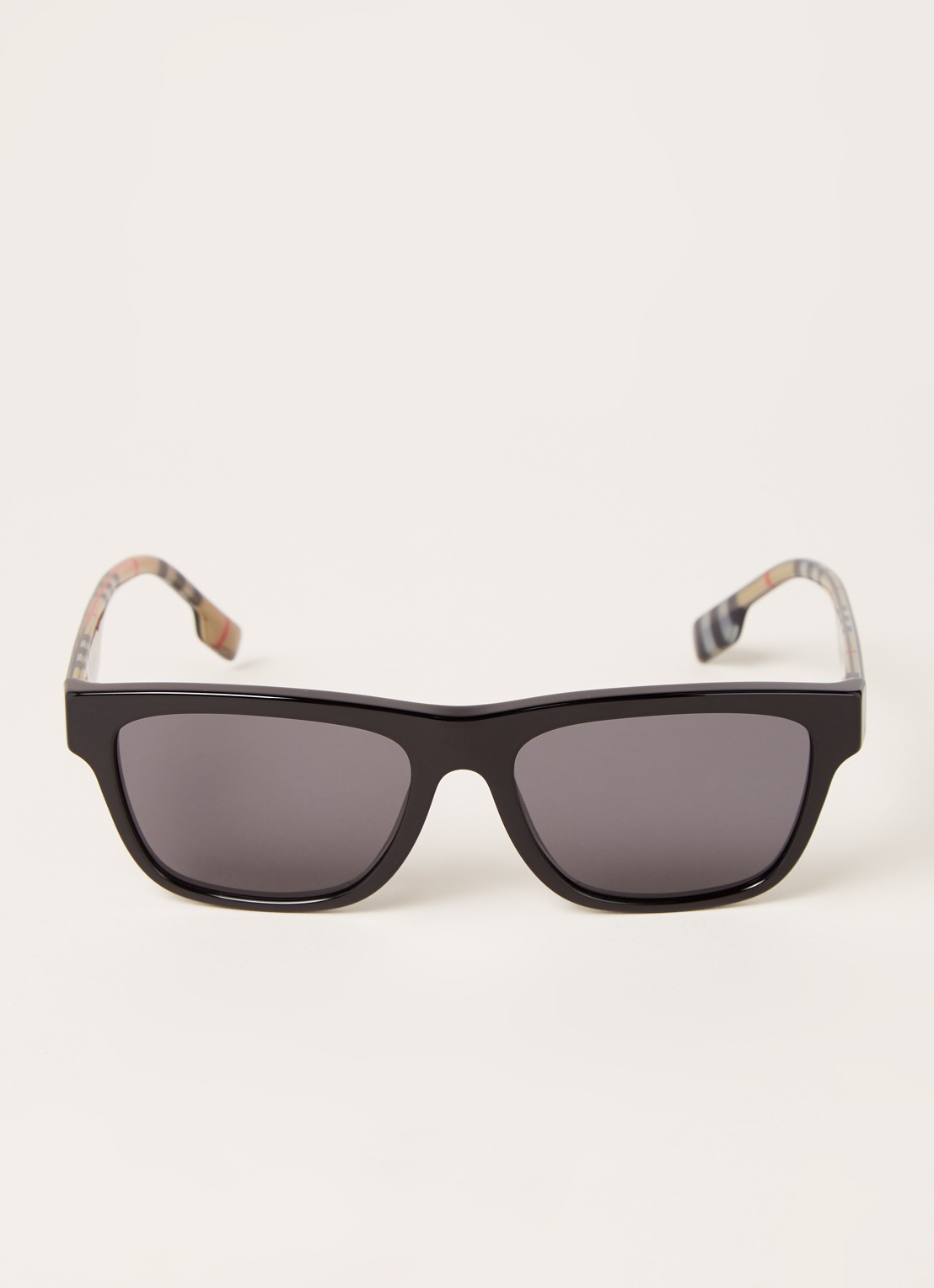 Burberry Retro zonnebril gepolariseerd BE4293 - voorkant 2 zwart
