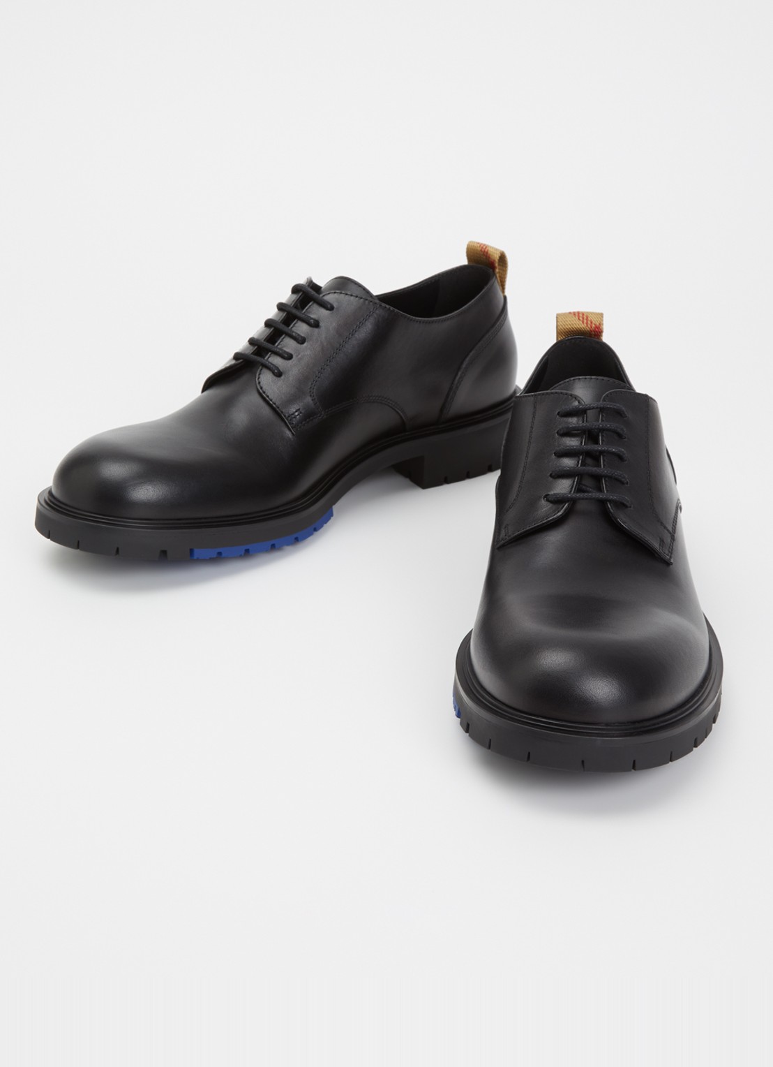 Burberry Rogue veterschoen van kalfsleer - detail zwart