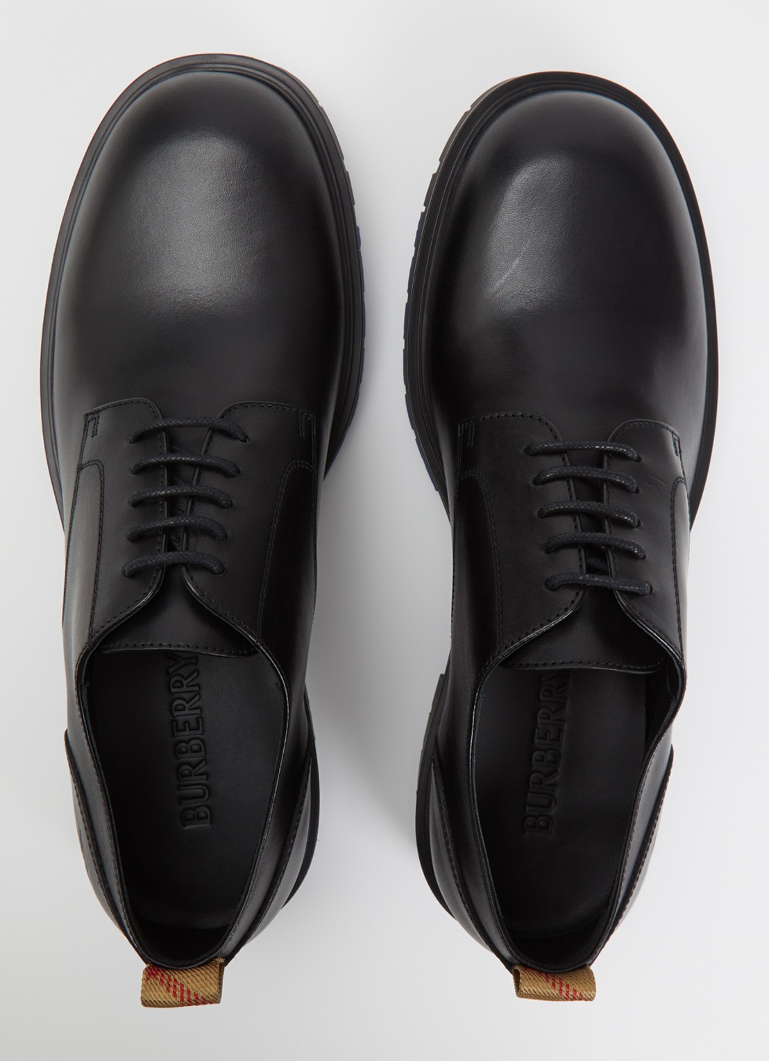 Burberry Rogue veterschoen van kalfsleer - detail 2 zwart
