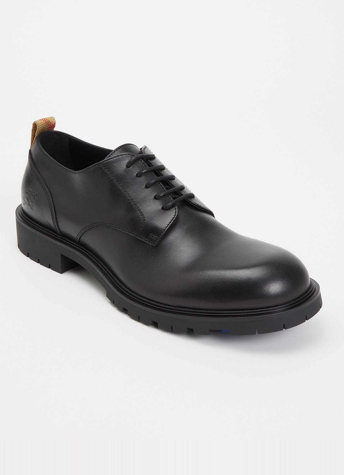 Burberry Rogue veterschoen van kalfsleer - voorkant 5 zwart