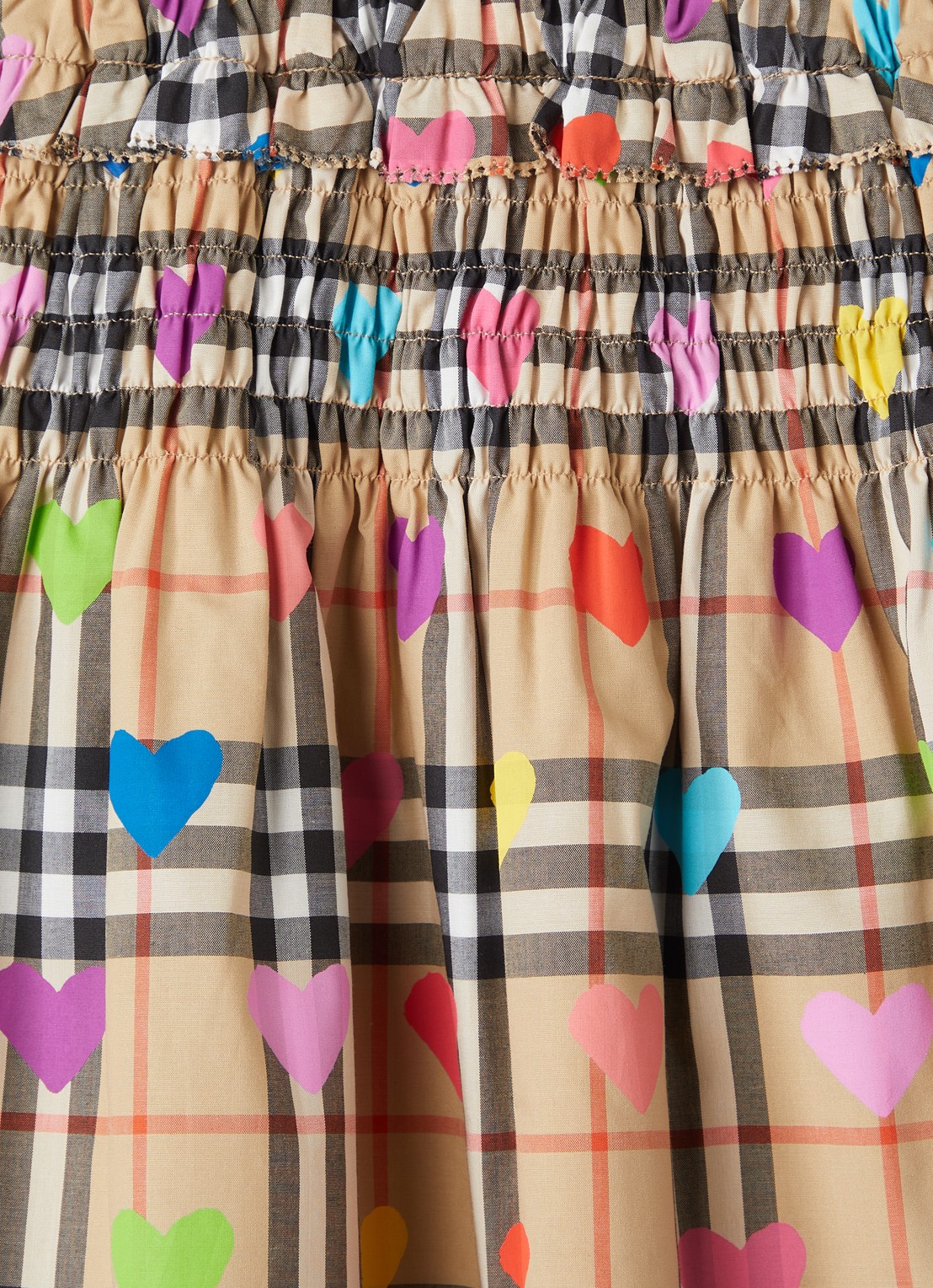 Burberry Rok met print  - detail 3 beige