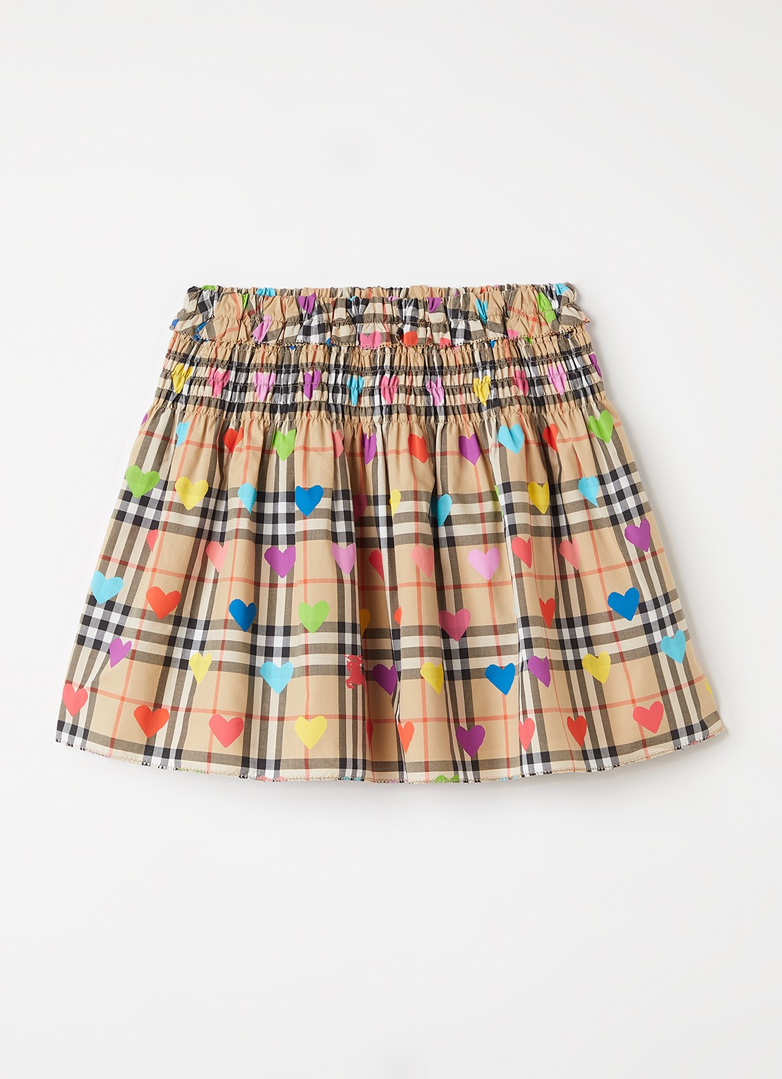 Burberry Rok met print  - voorkant beige