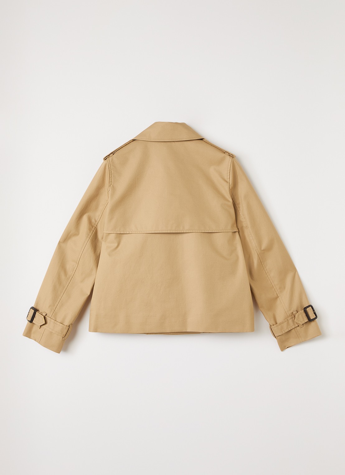 Burberry Rosie trenchcoat met strikceintuur - achterkant 3 zand