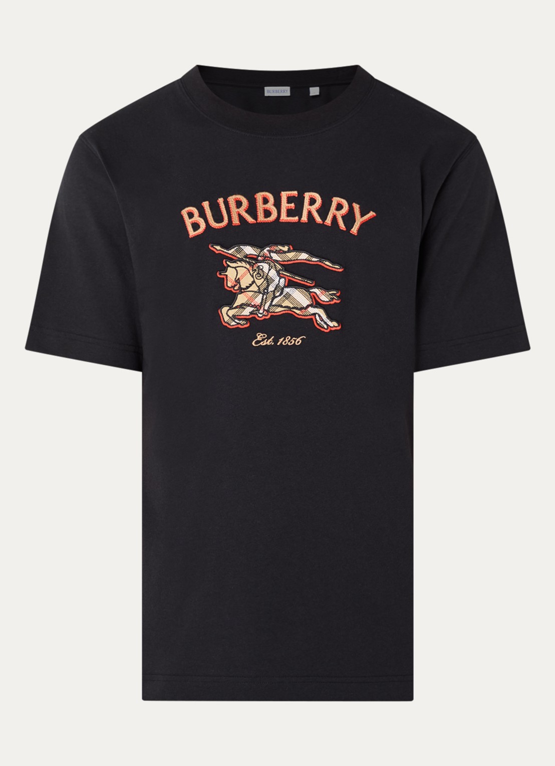 Burberry Ryan T-shirt met logoprint - voorkant zwart