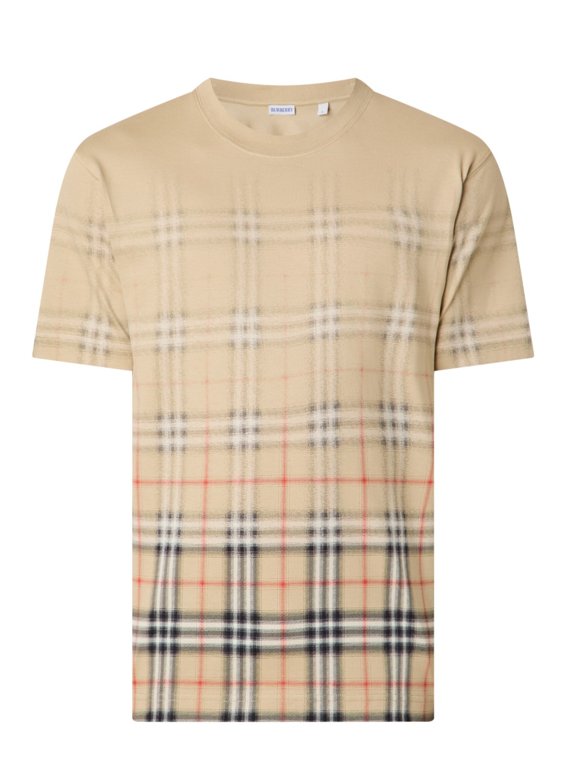 Burberry Ryan T-shirt met print - voorkant 4 beige