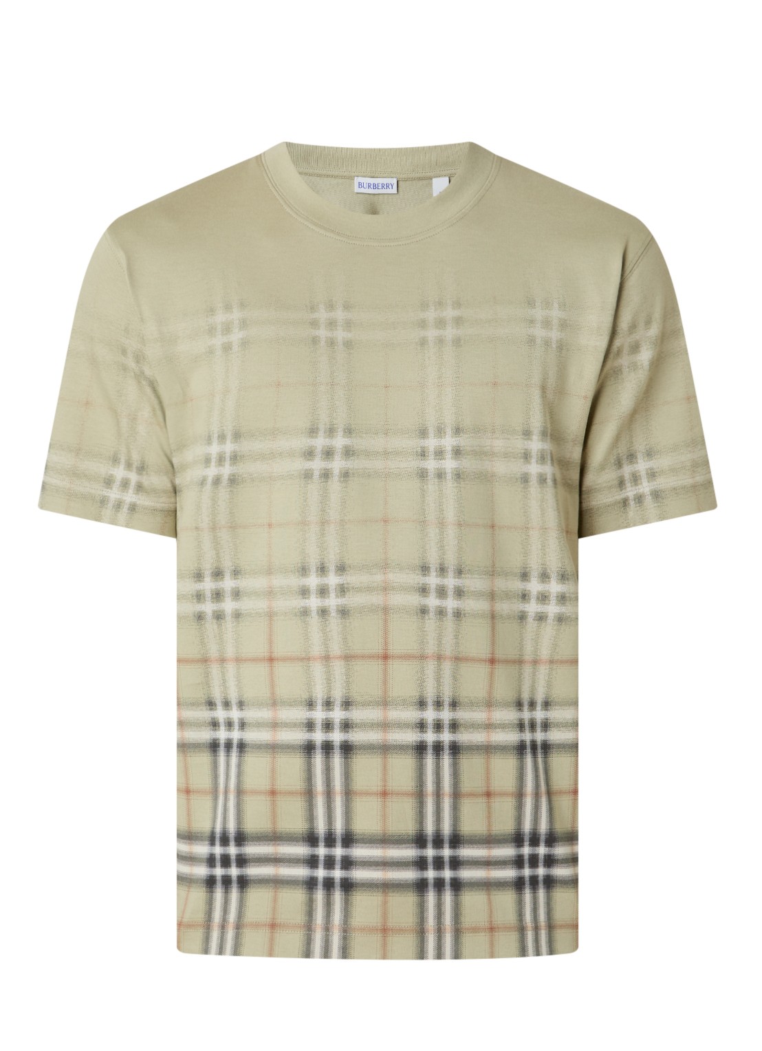 Burberry Ryan T-shirt met print - voorkant 2 lichtgroen