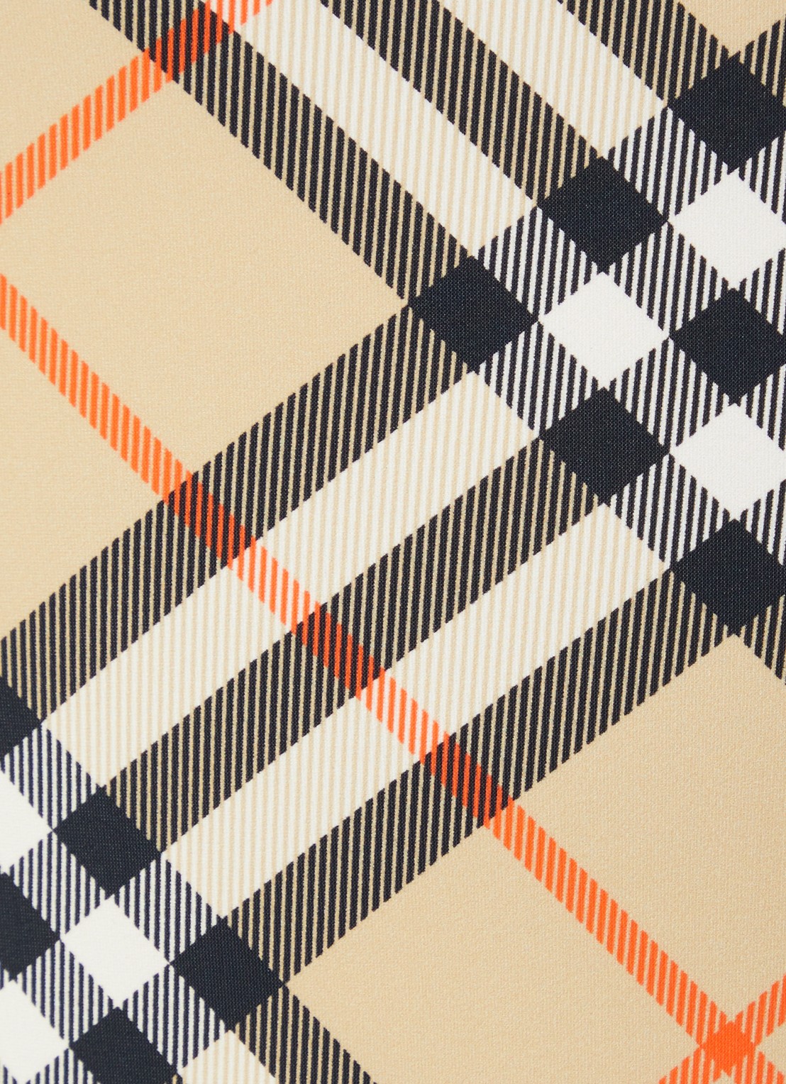 Burberry Sabina badpak met ruitdessin - detail 5 zand