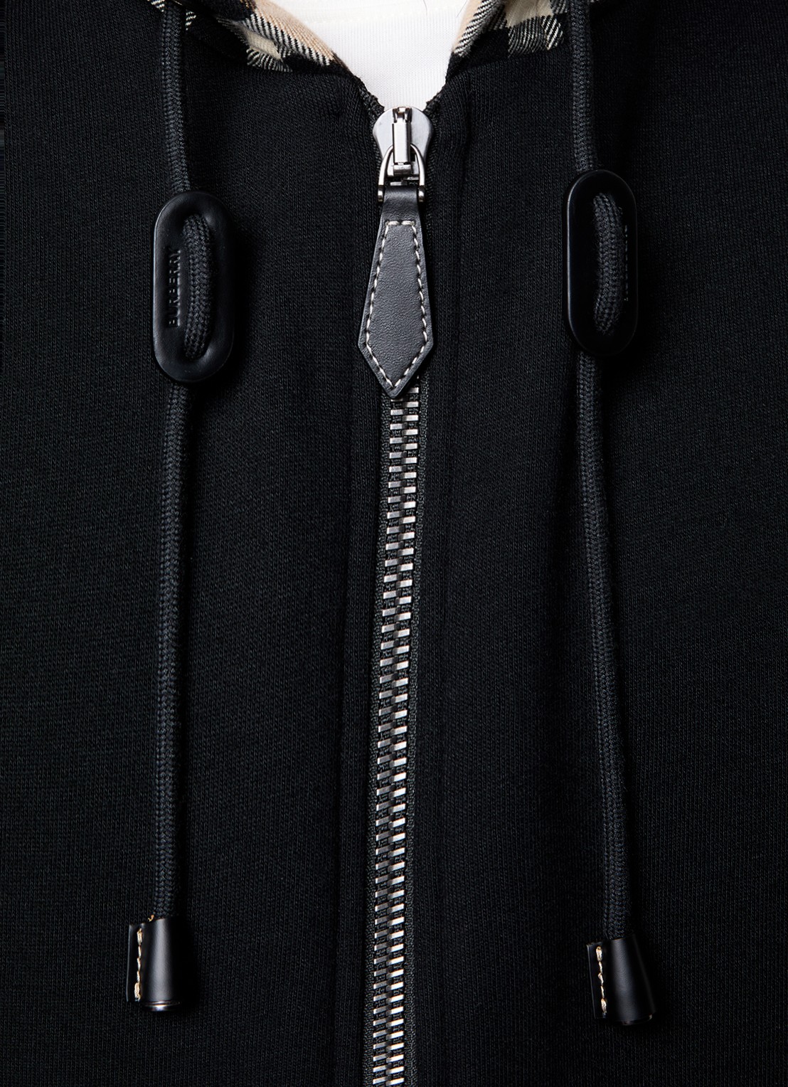 Burberry Samuel sweatvest met capuchon - detail 3 zwart