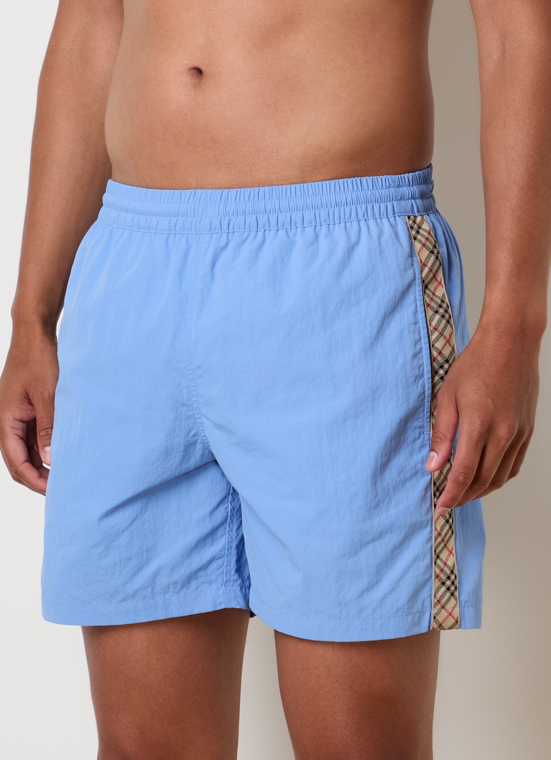 Burberry Seb zwemshorts met steekzakken - detail blauw