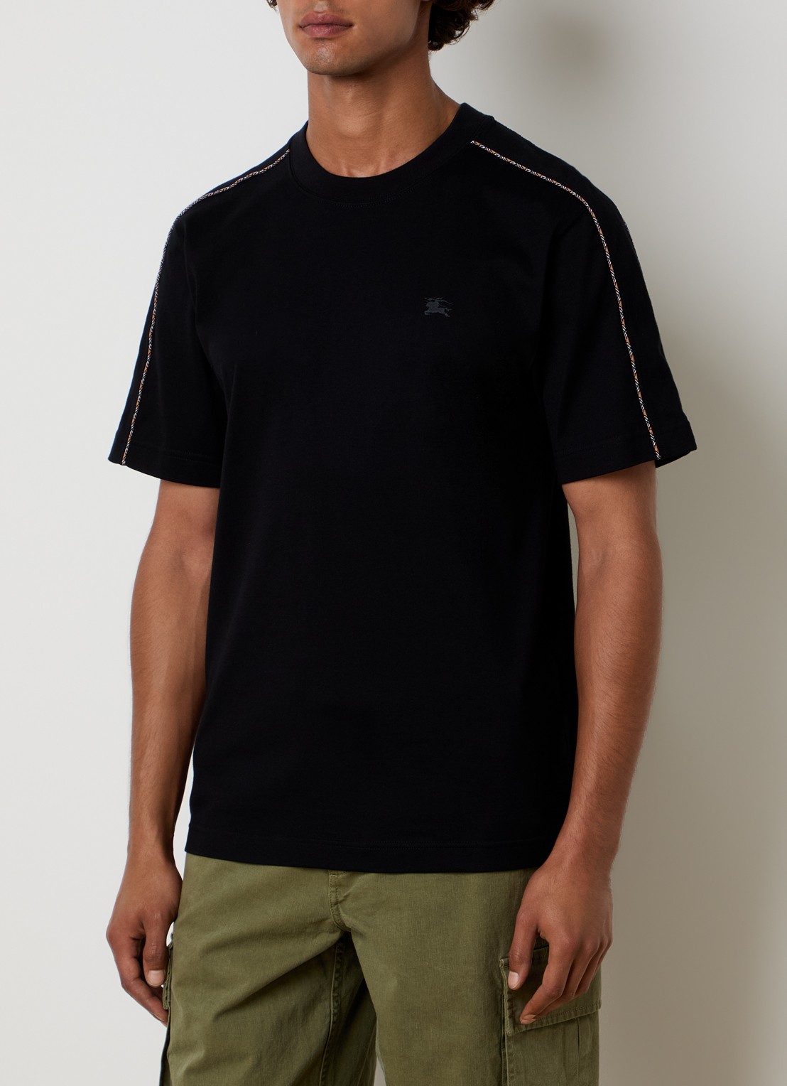 Burberry Seth T-shirt met logo - detail 4 zwart