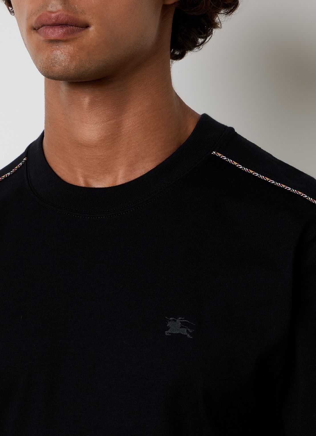 Burberry Seth T-shirt met logo - detail 5 zwart