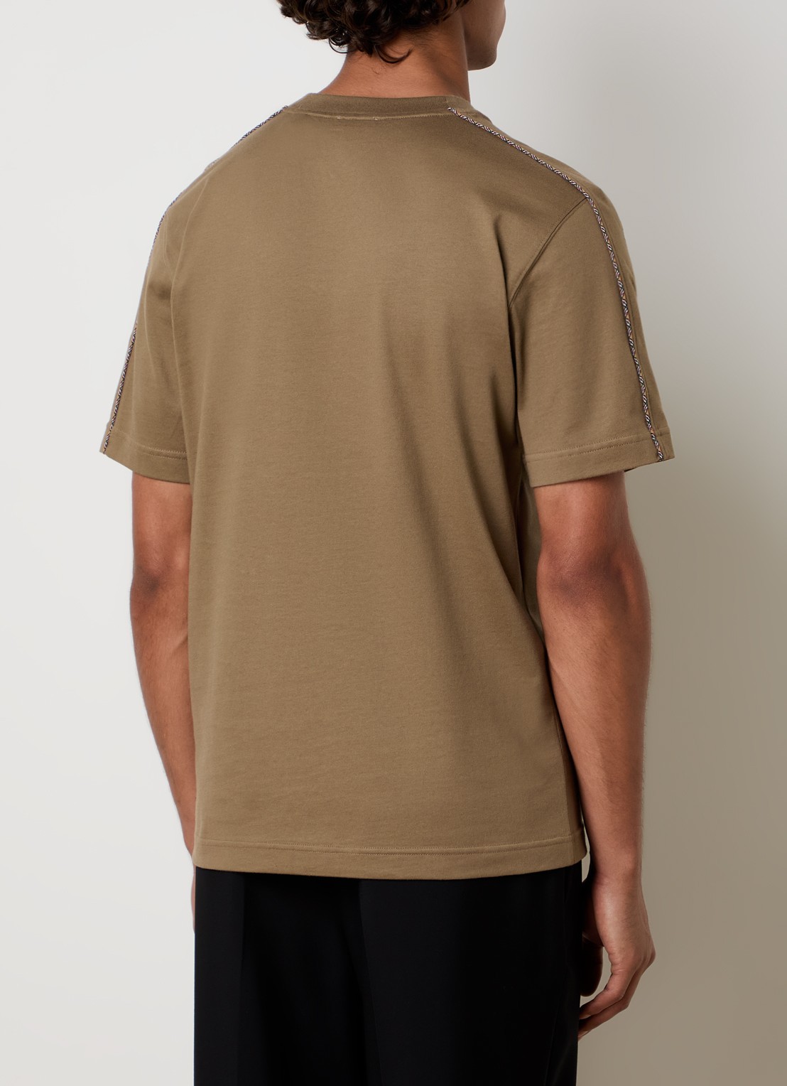 Burberry Seth T-shirt met logo - achterkant 3 camel