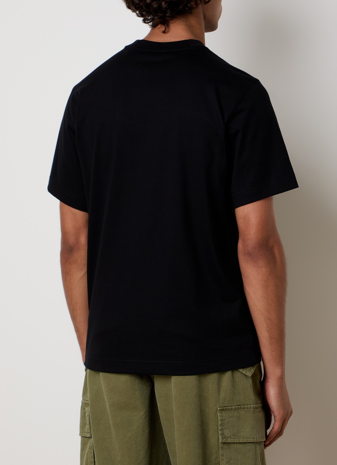 Burberry Seth T-shirt met logo - achterkant 5 zwart