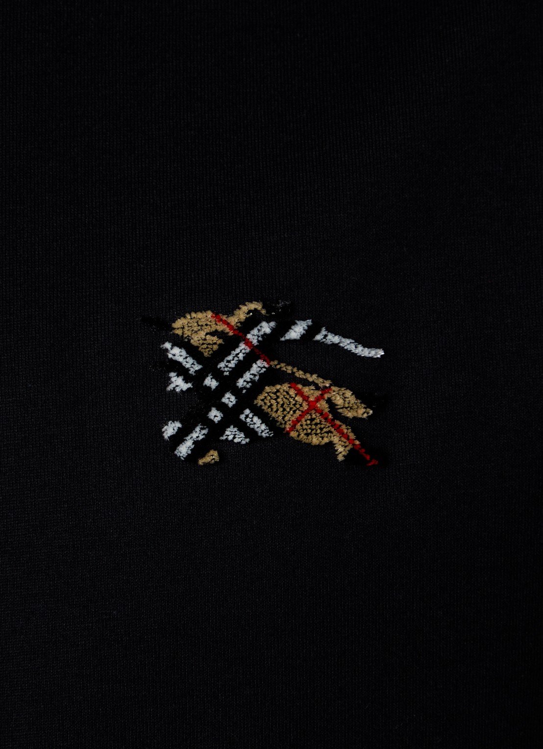 Burberry Seth T-shirt met logo - detail 4 zwart