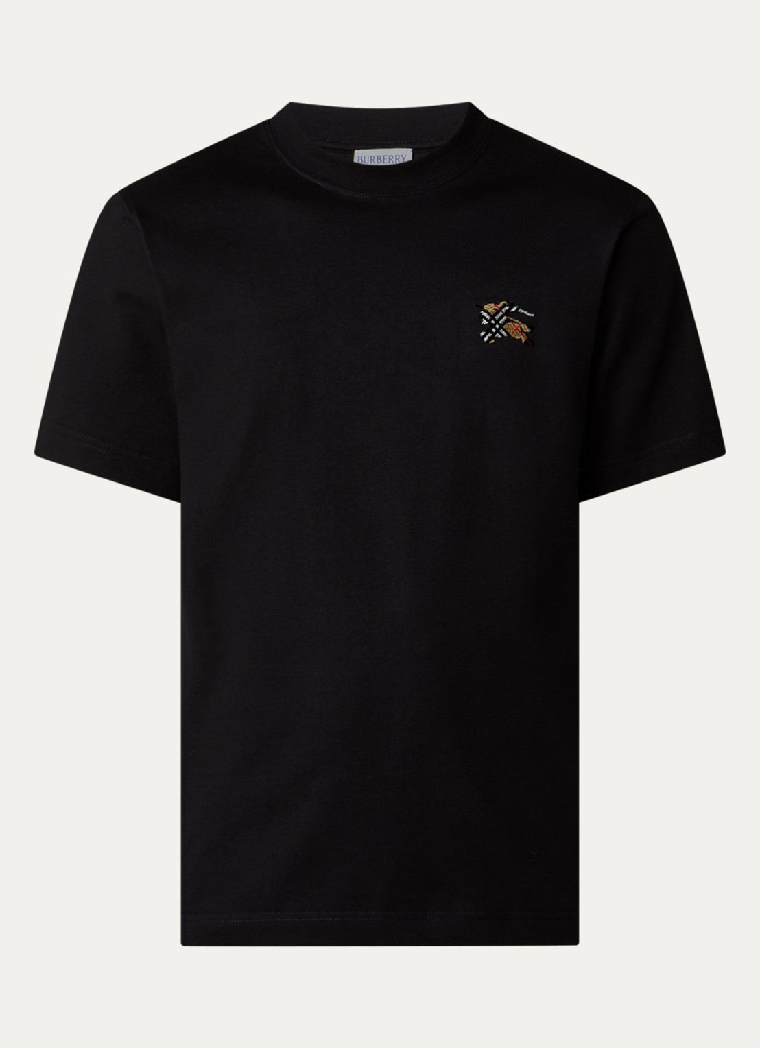 Burberry Seth T-shirt met logo - voorkant zwart