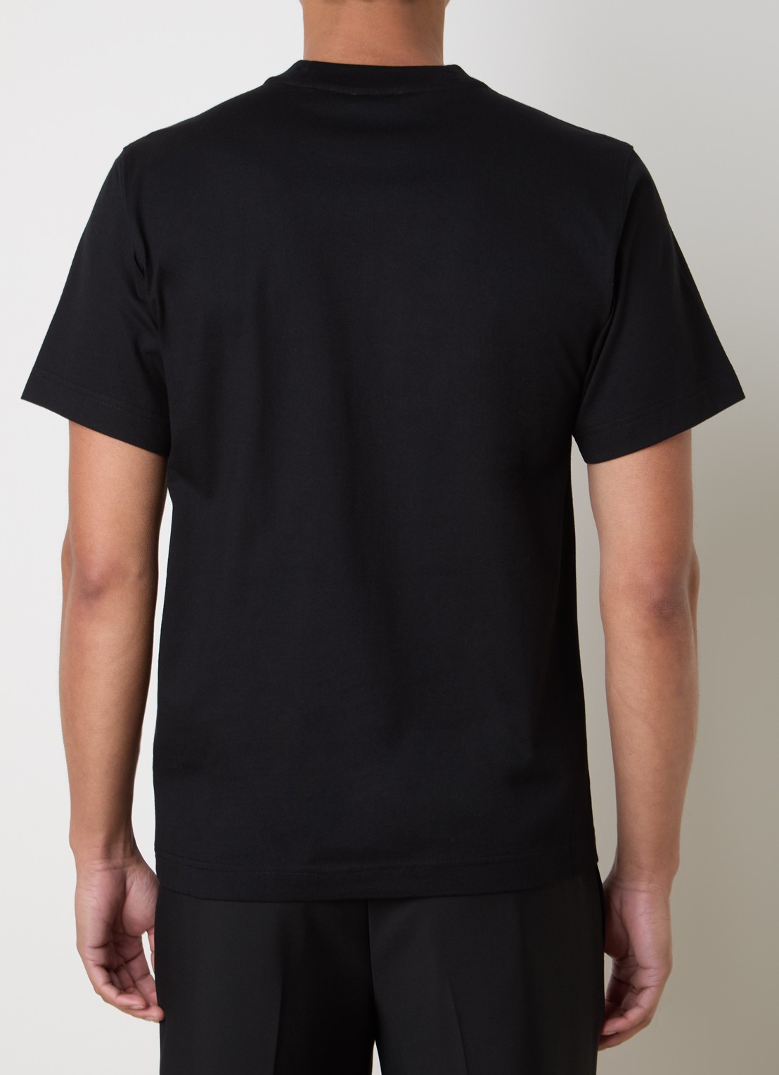 Burberry Seth T-shirt met logoprint - achterkant 5 zwart
