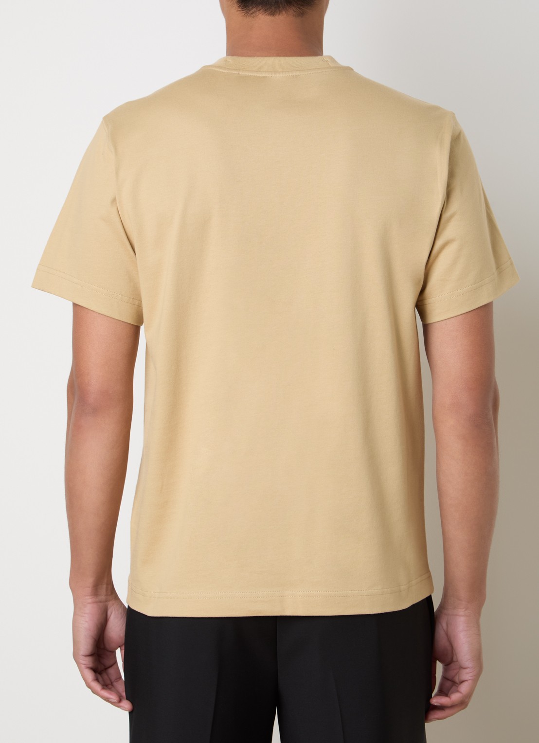 Burberry Seth T-shirt met logoprint - achterkant 5 camel