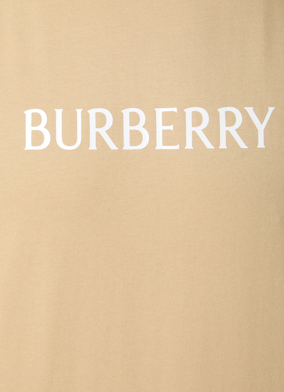 Burberry Seth T-shirt met logoprint - detail 2 camel