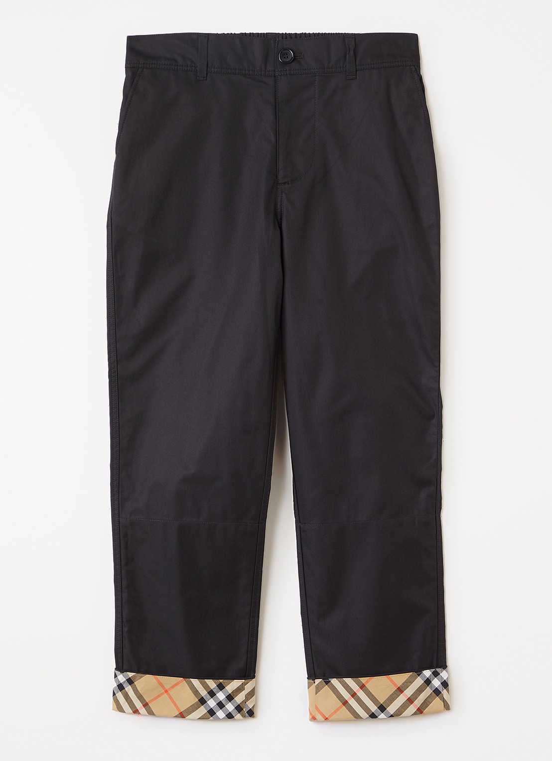 Burberry Sheldon loose fit pantalon - voorkant 2 zwart